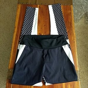 Black and White Workout Leggings